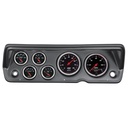 AutoMeter 6 GAUGE DIRECT-FIT DASH KIT, A-BODY / DUSTER / DEMON / DART 70-76, DESIGNER BLACK