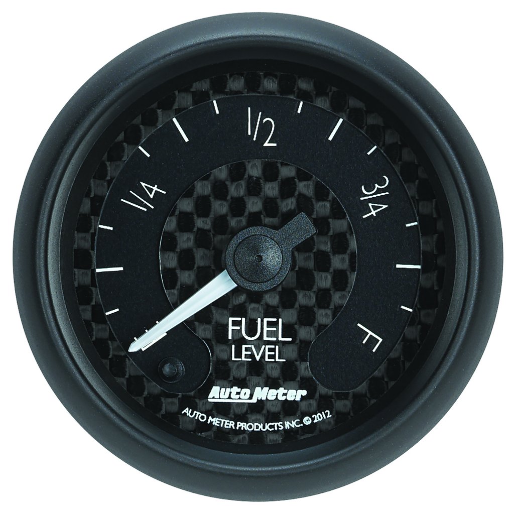 AutoMeter 2-1/16" FUEL LEVEL, PROGRAMMABLE 0-280 Ω, STEPPER MOTOR, GT Series