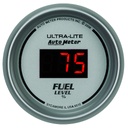 AutoMeter 2-1/16" FUEL LEVEL, PROGRAMMABLE 0-280 Ω, DIG. SILVER