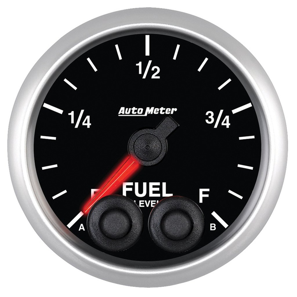 AutoMeter 2-1/16" FUEL LEVEL, PROGRAMMABLE 0-280 Ω, STEPPER MOTOR, ELITE