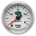 AutoMeter 2-1/16" FUEL LEVEL, PROGRAMMABLE 0-280 Ω, STEPPER MOTOR, NV