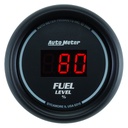 AutoMeter 2-1/16" FUEL LEVEL, PROGRAMMABLE 0-280 Ω, DIGITAL BLACK
