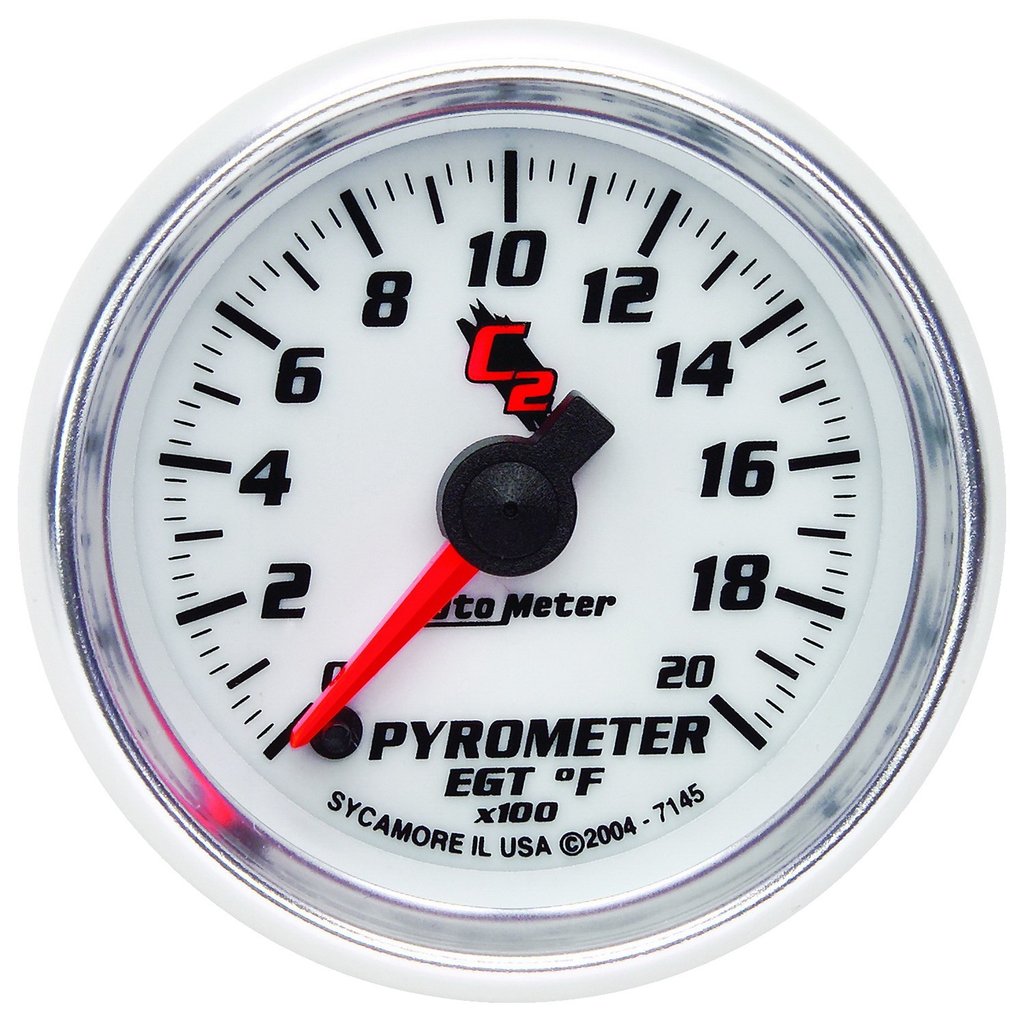 AutoMeter 2-1/16" PYROMETER, 0-2000 °F, STEPPER MOTOR, C2