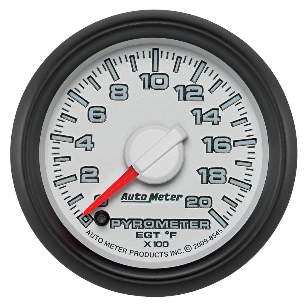 AutoMeter 2-1/16" PYROMETER, 0-2000 °F, STEPPER MOTOR, GEN 3 DODGE FACTORY MATCH