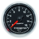 AutoMeter 2-1/16" PYROMETER, 0-1600 °F, STEPPER MOTOR, GS