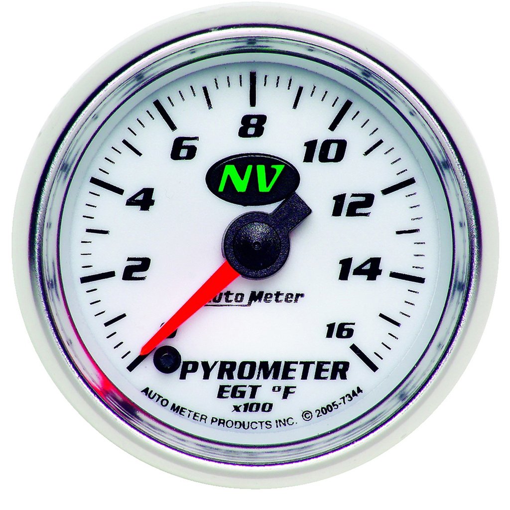 AutoMeter 2-1/16" PYROMETER, 0-1600 °F, STEPPER MOTOR, NV