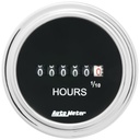 AutoMeter 2-1/16" HOURMETER, TRADITIONAL CHROME