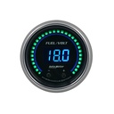 AutoMeter 2-1/16" TWO CHANNEL FUEL LEVEL / VOLTMETER, 0-100%/8-18V, COBALT ELITE DIGITAL