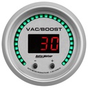 AutoMeter 2-1/16" TWO CHANNEL VAC/BOOST / FLUID PRESSURE, SELECTABLE SCALE PSI / BAR, ULTRA-LITE ELITE DIGITAL