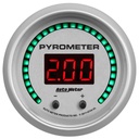 AutoMeter 2-1/16" TWO CHANNEL PYROMETER (EGT), 0-2,000 °F (0-1,100 °C), ULTRA-LITE ELITE DIGITAL