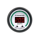 AutoMeter 2-1/16" TWO CHANNEL PYROMETER (EGT), 0-2,000 °F (0-1,100 °C), PHANTOM ELITE DIGITAL