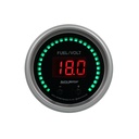 AutoMeter 2-1/16" TWO CHANNEL FUEL LEVEL / VOLTMETER, 0-100%/8-18V, SPORT-COMP ELITE DIGITAL