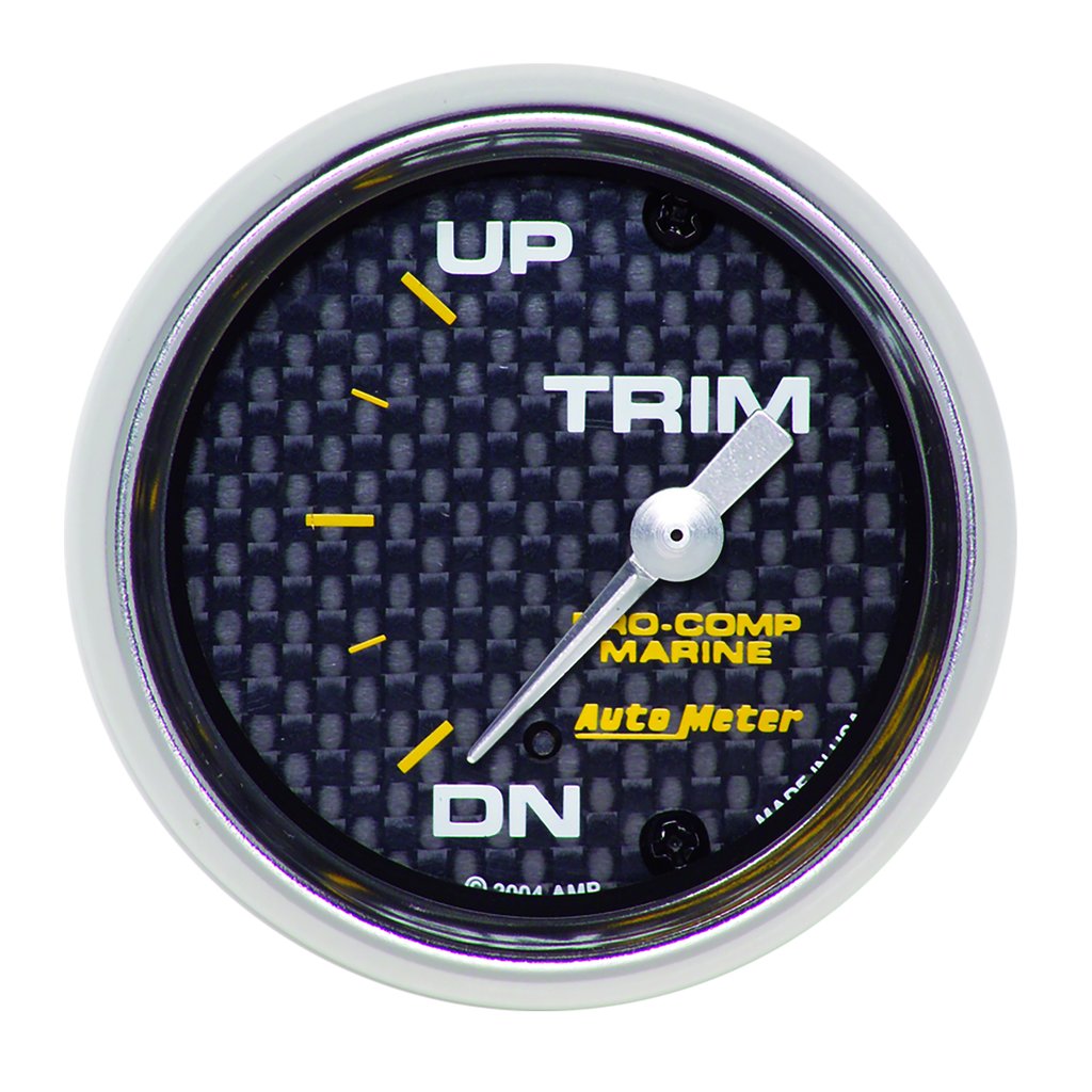 AutoMeter 2-1/16" TRIM LEVEL, UP/DOWN, AIR-CORE, MARINE CARBON FIBER