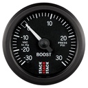 AutoMeter 52MM, BOOST PRESS, -30INHG TO +30PSI, MECHANICAL, STACK BLK
