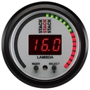 AutoMeter WIDEBAND AIR-FUEL RATIO (LAMBDA), 52MM, STACK, WHT