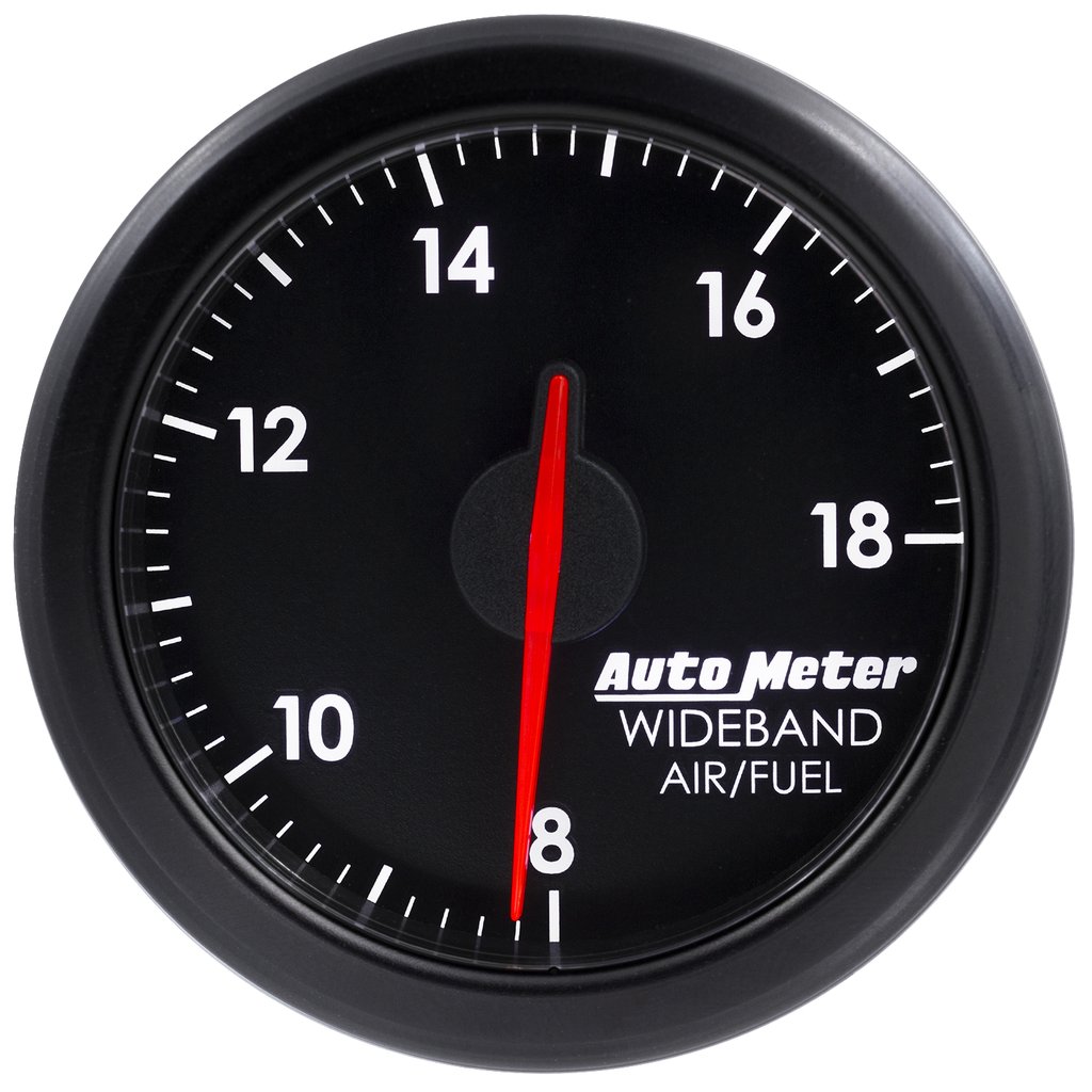 AutoMeter 2-1/16" WIDEBAND A/F, AIR-CORE, AIRDRIVE, BLACK