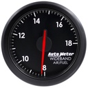 AutoMeter 2-1/16" WIDEBAND A/F, AIR-CORE, AIRDRIVE, BLACK