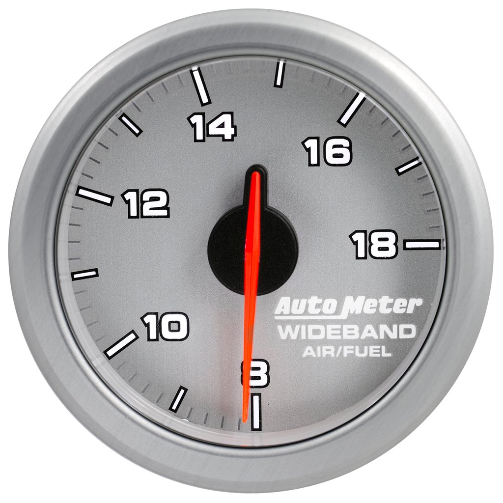 AutoMeter 2-1/16" WIDEBAND A/F, AIR-CORE, AIRDRIVE, SILVER