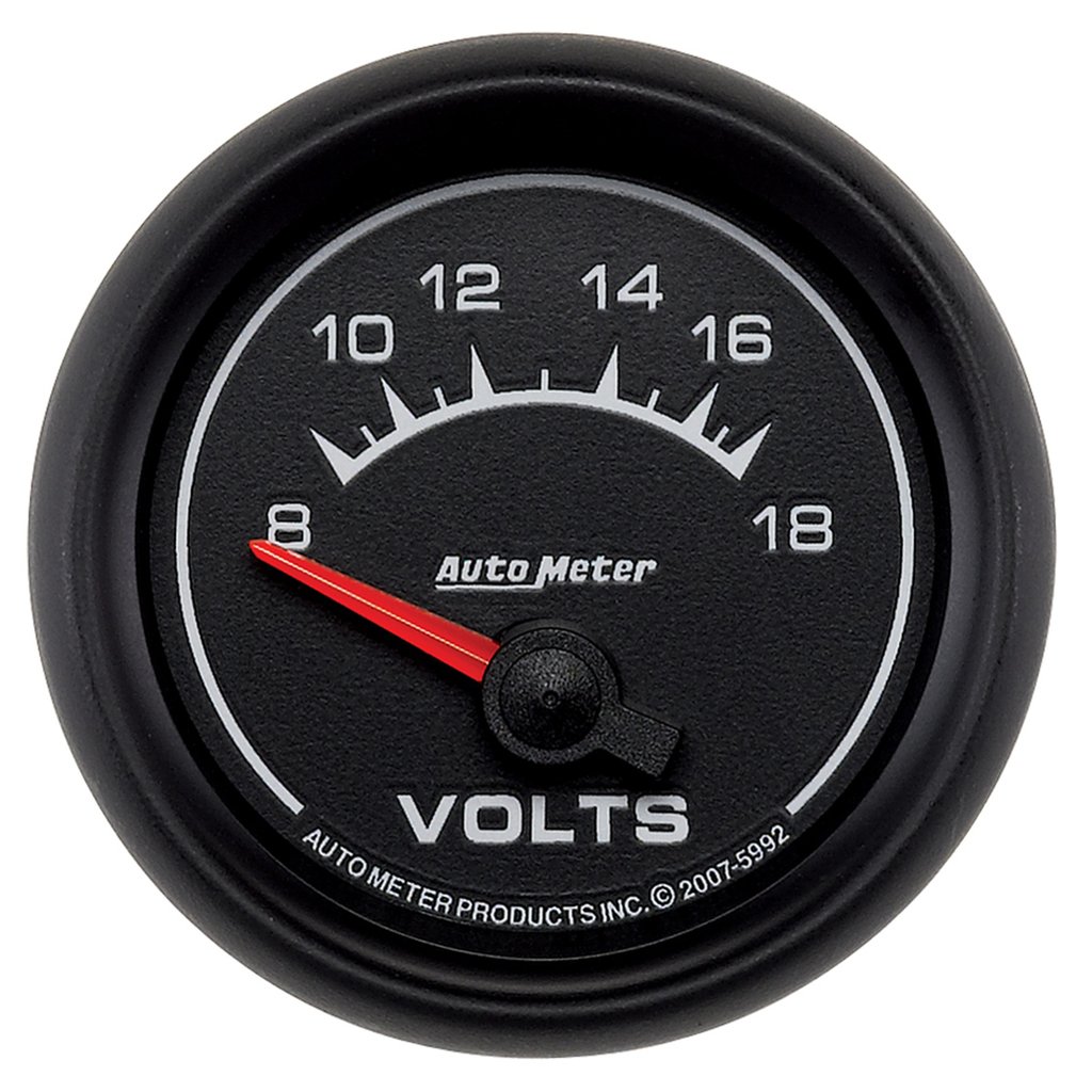 AutoMeter 2-1/16" VOLTMETER, 8-18V, AIR-CORE, ES