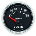 AutoMeter 2-1/16" VOLTMETER, 8-18V, AIR-CORE, GS
