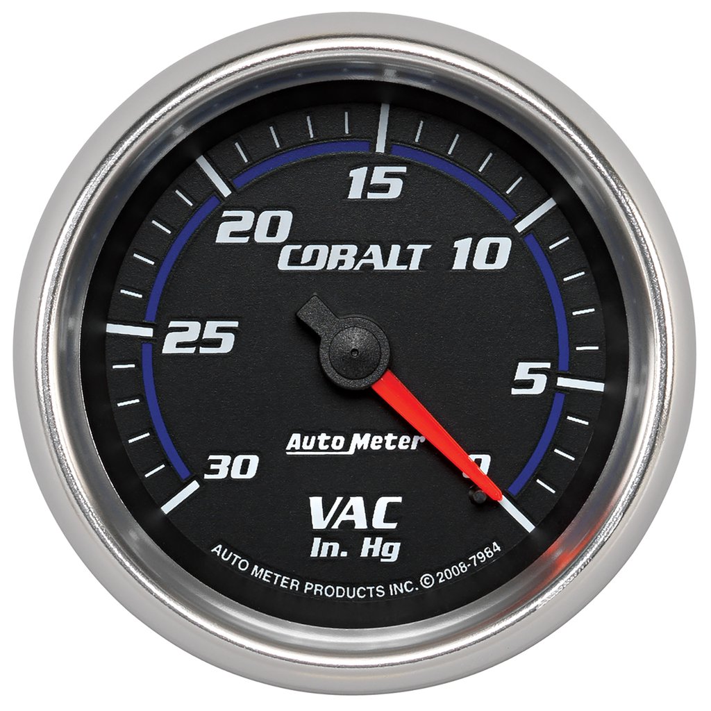 AutoMeter 2-5/8" VACUUM, 0-30 IN HG, COBALT