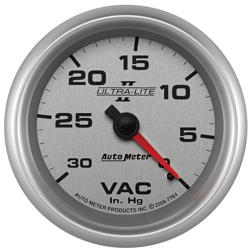 AutoMeter 2-5/8" VACUUM, 0-30 IN HG, ULTRA-LITE II