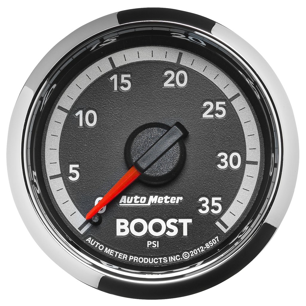 AutoMeter 2-1/16" BOOST, 0-35 PSI, MECHANICAL, GEN 4 DODGE FACTORY MATCH