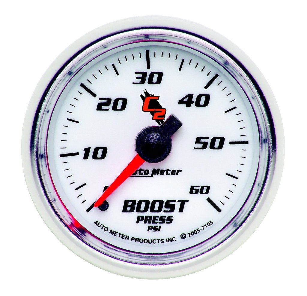 AutoMeter 2-1/16" BOOST, 0-60 PSI, MECHANICAL, C2