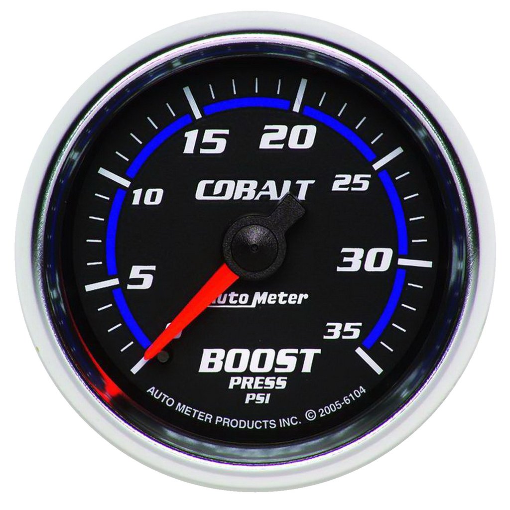 AutoMeter 2-1/16" BOOST, 0-35 PSI, MECHANICAL, COBALT