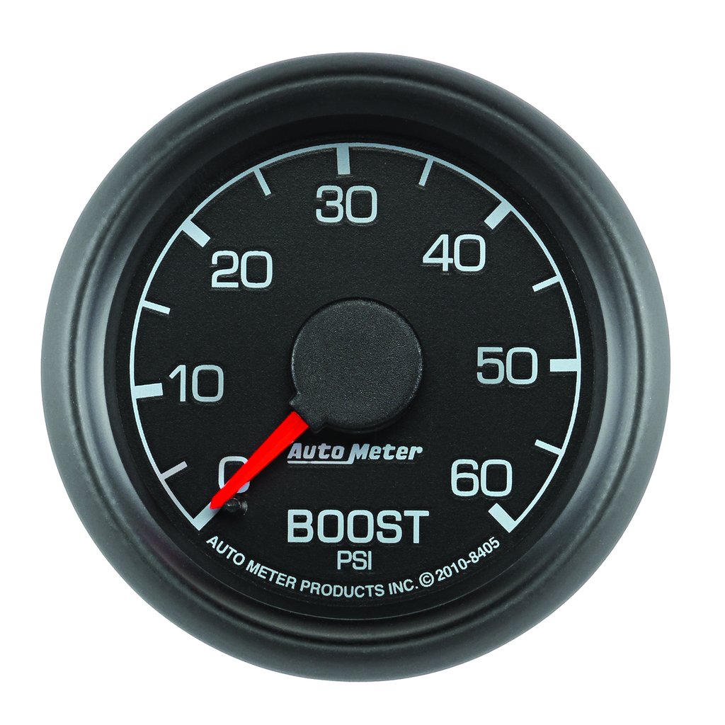 AutoMeter 2-1/16" BOOST, 0-60 PSI, MECHANICAL, FORD FACTORY MATCH