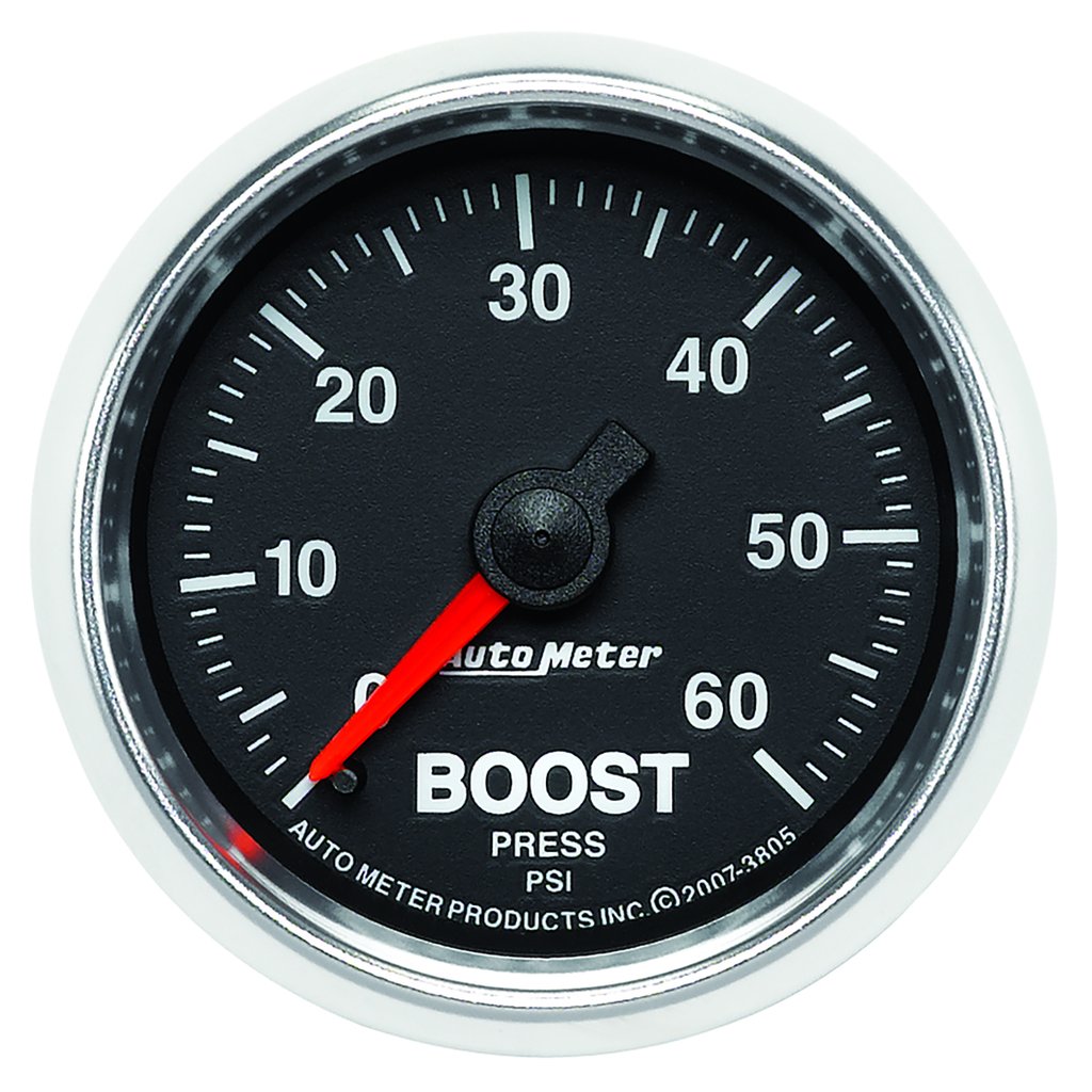 AutoMeter 2-1/16" BOOST, 0-60 PSI, MECHANICAL, GS