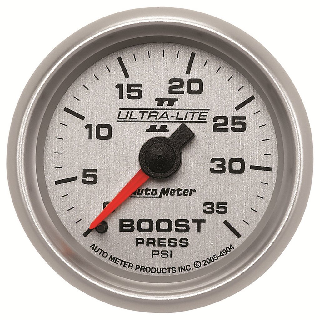 AutoMeter 2-1/16" BOOST, 0-35 PSI, MECHANICAL, ULTRA-LITE II