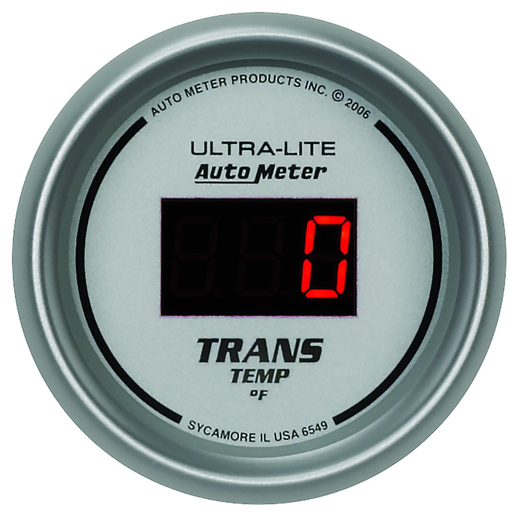 AutoMeter 2-1/16" TRANSMISSION TEMPERATURE, 0-340 °F, ULTRA-LITE DIGITAL