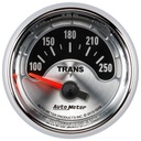 AutoMeter 2-1/16" TRANSMISSION TEMPERATURE, 100-250 °F, AIR-CORE, AMERICAN MUSCLE
