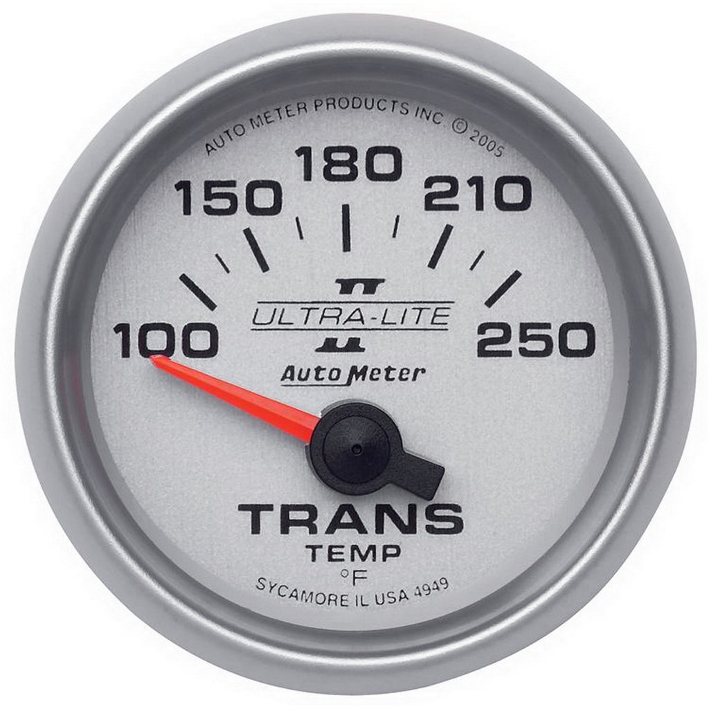 AutoMeter 2-1/16" TRANSMISSION TEMPERATURE, 100-250 °F, AIR-CORE, ULTRA-LITE II