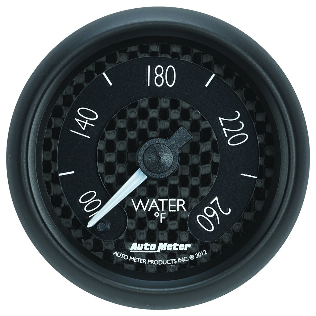 AutoMeter 2-1/16" WATER TEMPERATURE, 100-260 °F, STEPPER MOTOR, GT