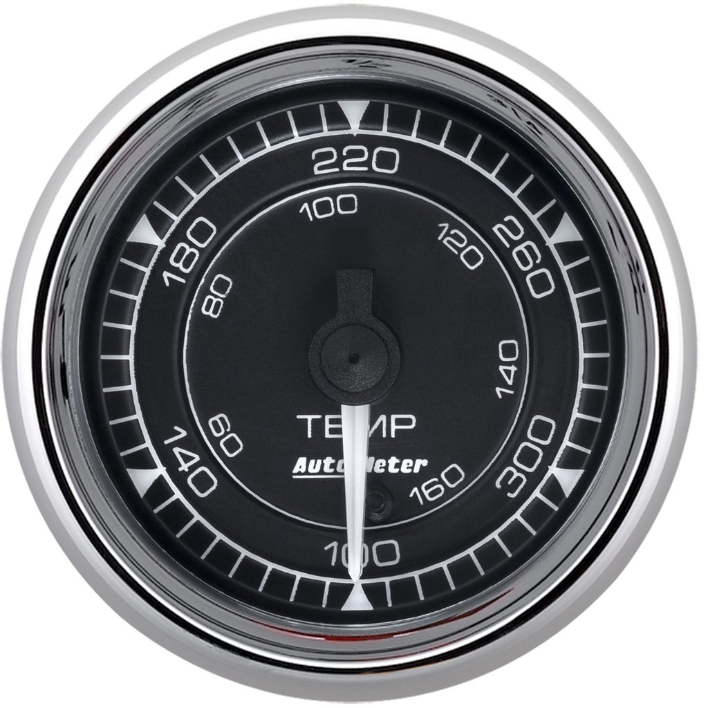 AutoMeter 2-1/16" TEMPERATURE 140-380ºF DIGITAL STEPPER MOTOR CHRONO CHROME