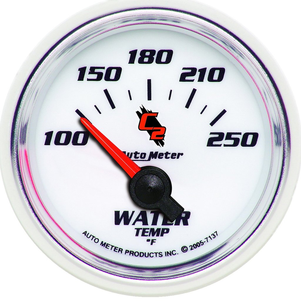 AutoMeter 2-1/16" WATER TEMPERATURE, 100-250 °F, AIR-CORE, C2