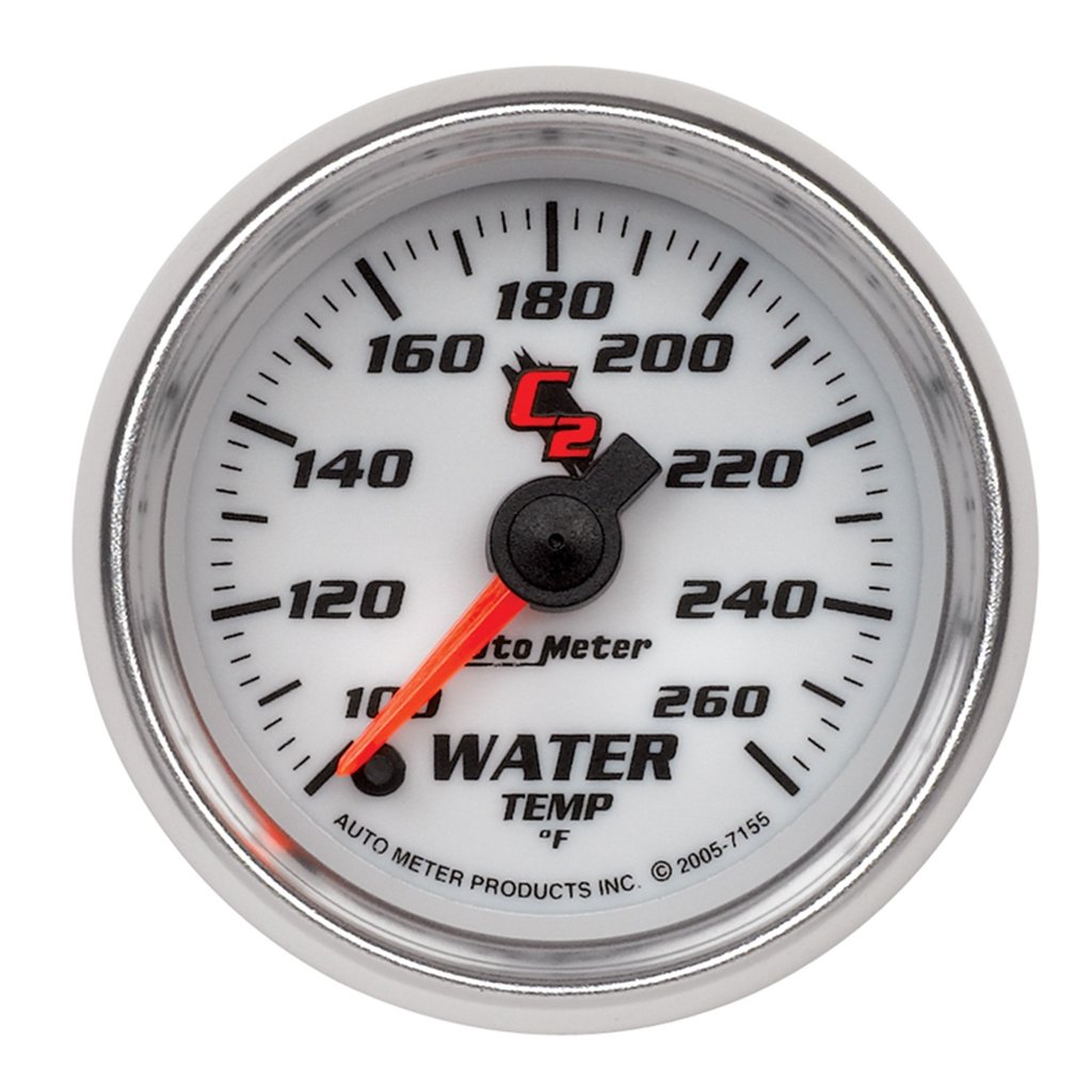 AutoMeter 2-1/16" WATER TEMPERATURE, 100-260 °F, STEPPER MOTOR, C2