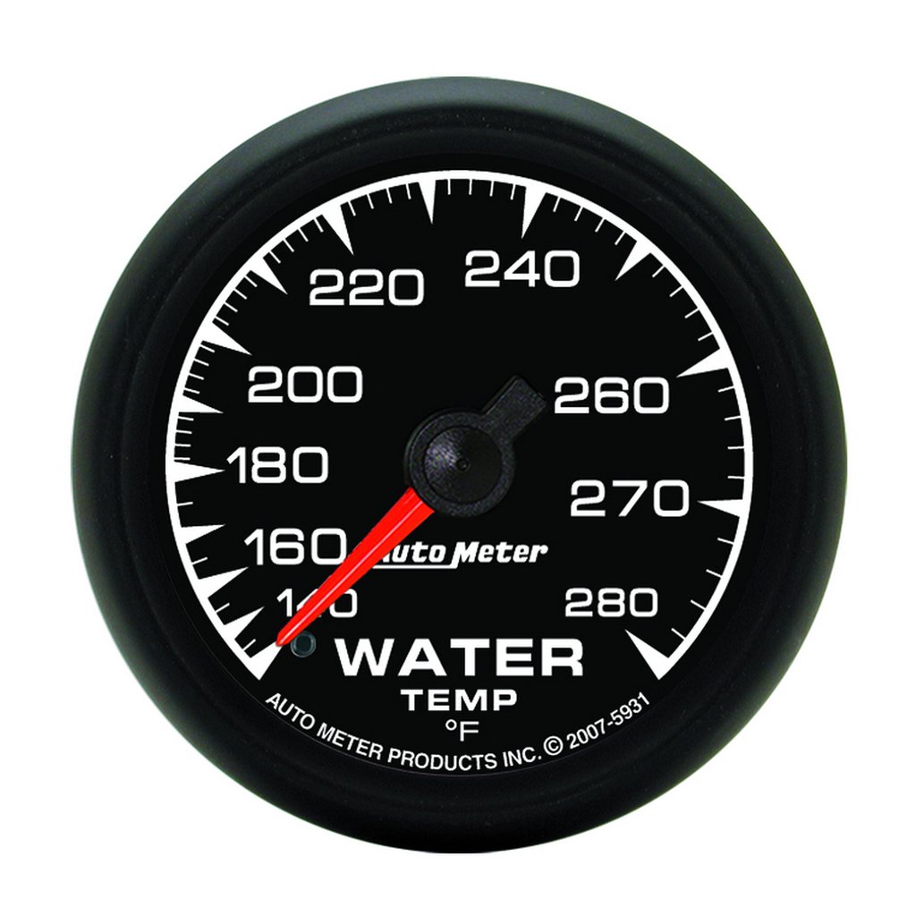 AutoMeter 2-1/16" WATER TEMPERATURE, 140-280 °F, 6 FT., MECHANICAL, ES