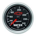 AutoMeter 2-1/16" WATER TEMPERATURE, 120-240 °F, CHEVY RED BOWTIE