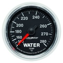 AutoMeter 2-1/16" WATER TEMPERATURE, 140-280 °F, 6 FT., MECHANICAL, GS