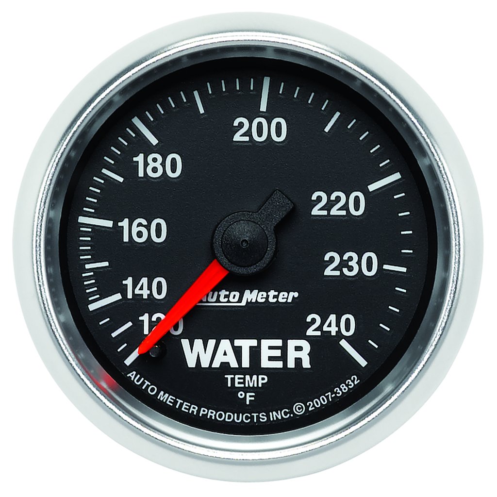AutoMeter 2-1/16" WATER TEMPERATURE, 120-240 °F, 6 FT., MECHANICAL, GS