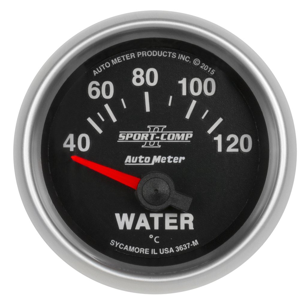 AutoMeter 2-1/16" WATER TEMP, 40-120 C, AIR-CORE, SPORT-COMP II