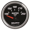 AutoMeter 2-1/16" WATER TEMPERATURE, 100-250 °F, AIR-CORE, DESIGNER BLACK II