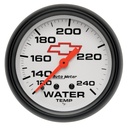 AutoMeter 2-5/8" WATER TEMPERATURE, 120-240 °F, CHEVY RED BOWTIE