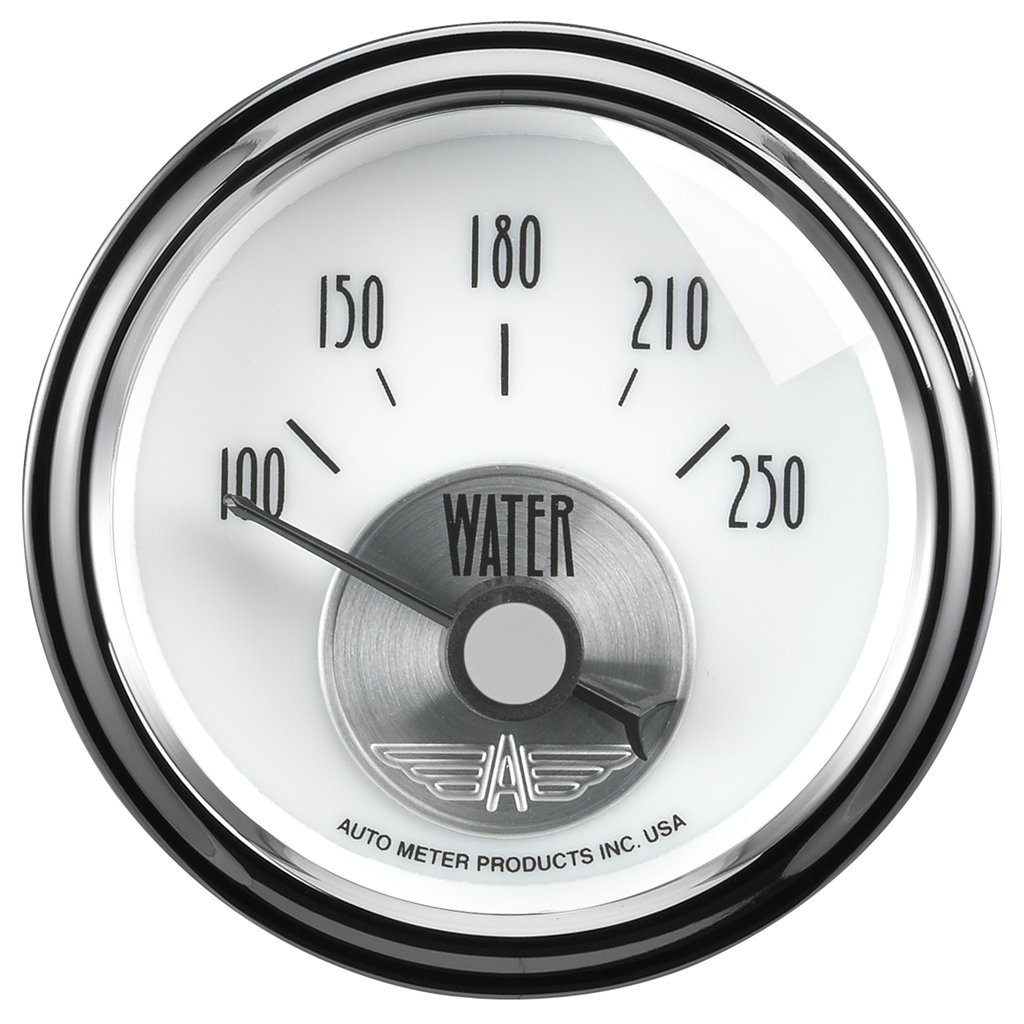 AutoMeter 2-1/16" WATER TEMPERATURE, 100-250 °F, AIR-CORE, PRESTIGE PEARL