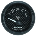 AutoMeter 2-1/16" OIL PRESSURE, 0-100 PSI, AIR-CORE, GT