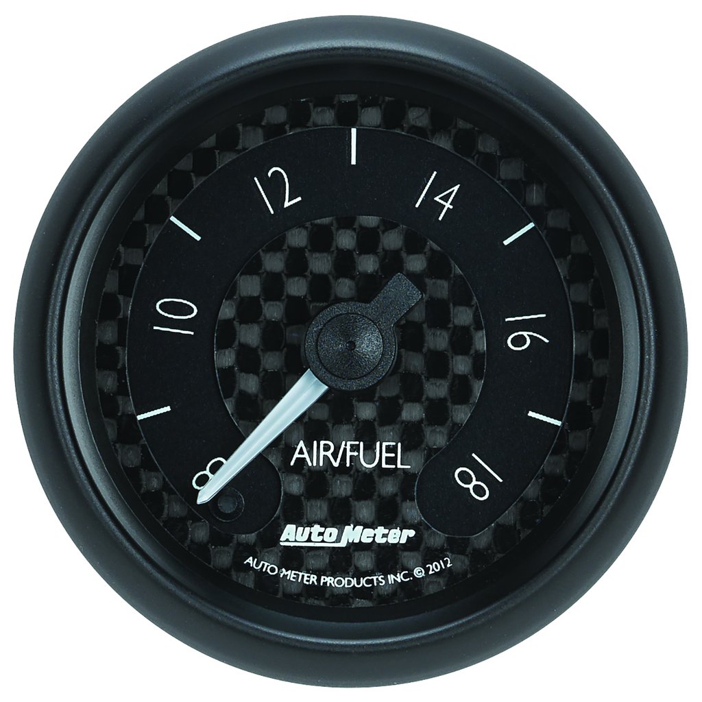 AutoMeter 2-1/16" WIDEBAND AIR/FUEL RATIO, ANALOG, 8:1-18:1 AFR, GT