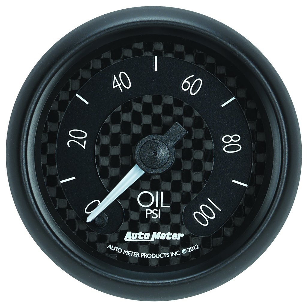 AutoMeter 2-1/16" OIL PRESSURE, 0-100 PSI, STEPPER MOTOR, GT